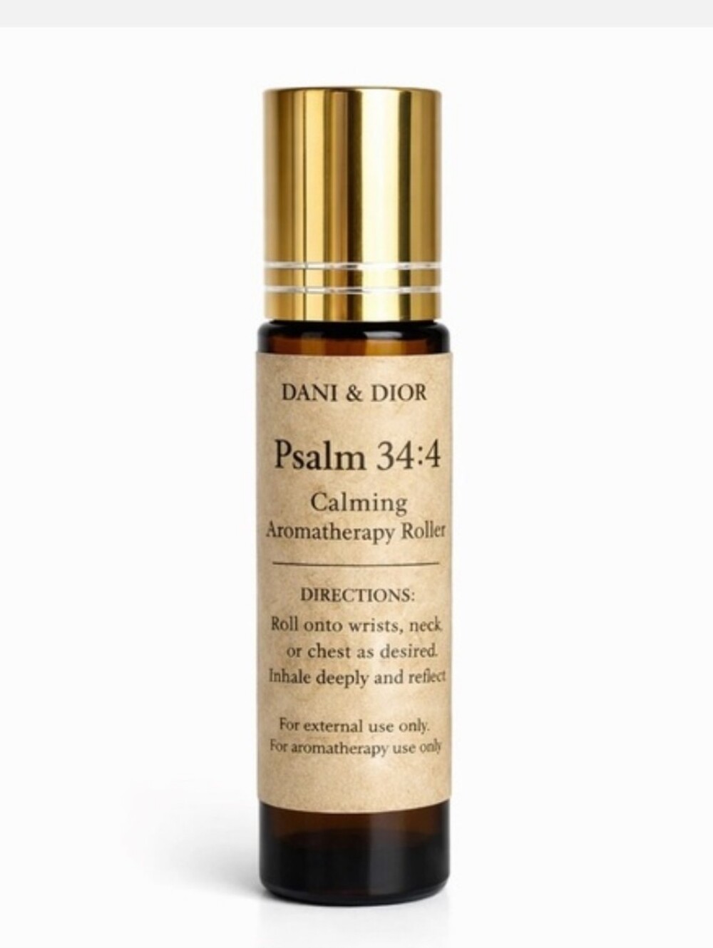 New Dani & Dior - Psalm 34:4 Calming Aromatherapy Roller, 1 Oz.